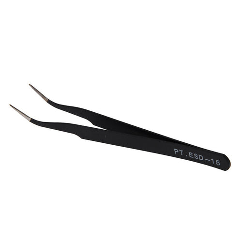 1.0mm ESD-15 Precision Tweezer Set Antistatic Tweezers Stainless Anti-static Tweezers New Tool Kits