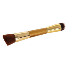1 PCS High Quality Bamboo Double Contouring Brush Synthetic Hair Powder Make Up Brushes Silky Soft pinceis Anne