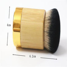 1 PCS High Quality Bamboo Double Contouring Brush Synthetic Hair Powder Make Up Brushes brochas de maquillaje Anne