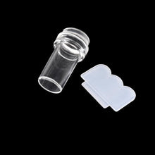 1 Set 2.4cm Clear Nail Art Stamping Stamper Scraper Image Plate Manicure Print Tool Silica gel Material Anne