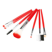 1 Set/7 PCS Wood Makeup Brush Makeup Cosmetic Tools Beauty Brushes kit de maquiagem 2017