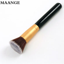 1 pcs Professional Makeup Brush Flat Top Brush Foundation Powder Pro Cosmetic Make up brushes Tool Wooden Kabuki Make-up Brush