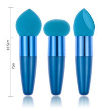 10.5x7cm 3PC Women Cosmetic Liquid Cream Foundation Concealer Sponge Lollipop Brush Wash sponges for use brushes Anne