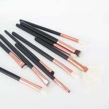 10 Pcs/set Professional Makeup Brushes Sets Eyeshadow Blending brush Powder Foundation wood rose gold Make up brush cosmetic Kit