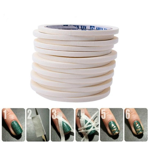 100% Brand New 17m*0.5cm French Style Manicure Nail Art Tips Creative Nail Stickers Tape Decor adesivos unhas Anne