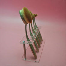 100% brand new and high quality 5 Hole Microscler Makeup Brush Holder Drying Rack Organizer Cosmetic Shelf Tool Anne