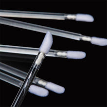 100pcs Disposable MakeUp Lip Brush Lipstick Gloss Wands Applicator Make Up Tool oval brush set Anne