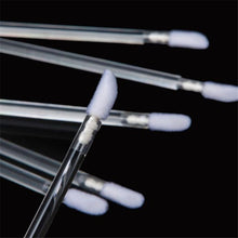 100pcs Disposable MakeUp Lip Brush Lipstick Gloss Wands Applicator Make Up Tool oval brush set Anne