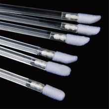 100pcs Disposable MakeUp Lip Brush Lipstick Gloss Wands Applicator Make Up Tool oval brush set Anne