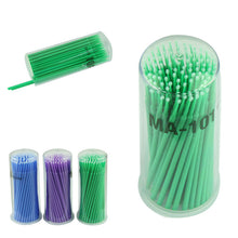 100pcs Pro Eyelash Extension Micro Brushes Disposable Individual Applicators Mascara Eyelashes Brushes Cosmetic