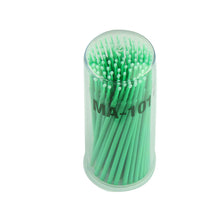 100pcs Pro Eyelash Extension Micro Brushes Disposable Individual Applicators Mascara Eyelashes Brushes Cosmetic