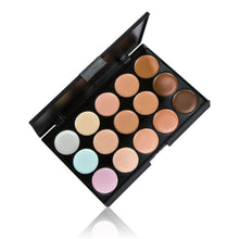 10pcs Makeup Brushes Set Powder Foundation Eyeshadow Tool +15 Colors Concealer charm all day long pinceis ovais Anne