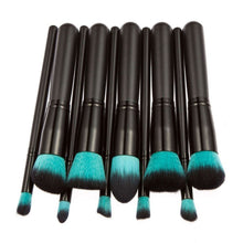 10pcs Makeup Brushes Set Powder Foundation Eyeshadow Tool +15 Colors Concealer charm all day long pinceis ovais Anne