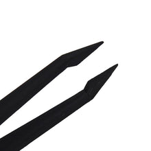 119mm/4.75" Strong and flexible 10PCS Black Plastic Anti-static Heat-resist Acid-resist Tweezer Tweezers Lot Anne
