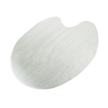 12.7cmX9cm Cool! Stainless steel Material Nail Art Palette Cosmetic Mixing Palette Set Ring Manicure Nail Tool Anne