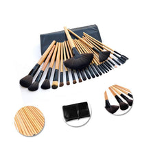 15 Color Concealer Palette + Sponge Puff + 24 PCS Cosmetic makeup brushes Wood,Fiber Hair Material Anne