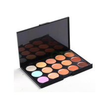 15 Colors Face Concealer Camouflage Cream Contour Palette +11pcs makeup brushes Set Bamboo Powder Blending Brush Cosmetic tools