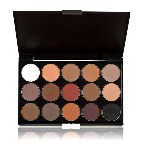 15 Colors Natural Eyeshadow Palette Women Cosmetic Makeup Neutral Nudes Warm Eye shadow Palette Tools