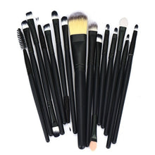 15 pcs Rose gold Pro Makeup Brushes Sets Professional Goat Hair Paint Brush Eyeshadow Powder Foundation Make Up Brushes Cosmetic