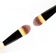 17.5cm Women Synthetic Hair Material Dual Ended Concealer foundation Eye Shadow Makeup Brush Anne