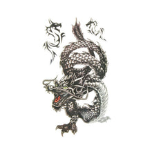 17.8*10cm Best Price! Creative design, black dragon waterproof and sweat tattoo stickers fake tattoo Anne