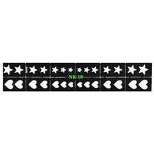 18*3.5cm 1 Sheets New Vinyls Nail Hollow Irregular Grid Stencil Reusable Manicure Stickers Guide Stamping Template Nail Art Tool