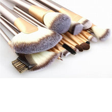 18pcs Makeup Brushes set Fondation Eyeshadow Cosmetic Tool with Leather pincel de base Anne