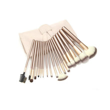 18pcs Makeup Brushes set Fondation Eyeshadow Cosmetic Tool with Leather pincel de base Anne