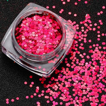 1Box/1.5g Hot Fashion Mixed Mini Round Thin Nail Art Glitter Paillette Nail Tip Bottle Gel Polish Decoration Manicure Tools Anne