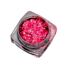 1Box/1.5g Hot Fashion Mixed Mini Round Thin Nail Art Glitter Paillette Nail Tip Bottle Gel Polish Decoration Manicure Tools Anne