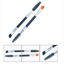 1PC Makeup Double-headed Inclined Eyebrow Brush Eyelashes Volume Tool pincel maquiagem profissional 2017 Anne