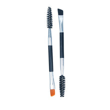 1PC Makeup Double-headed Inclined Eyebrow Brush Eyelashes Volume Tool pincel maquiagem profissional 2017 Anne