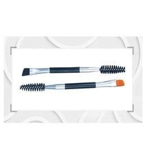 1PC Makeup Double-headed Inclined Eyebrow Brush Eyelashes Volume Tool pincel maquiagem profissional 2017 Anne