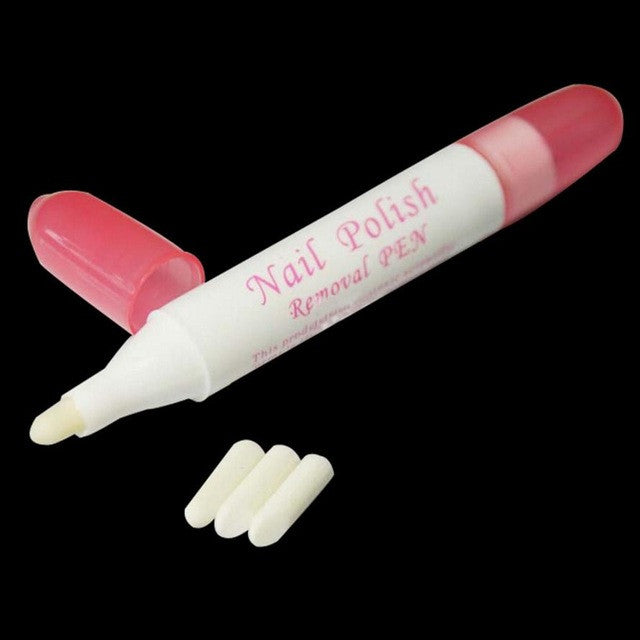 1PCS Nail Art Corrector Pen Remove Mistakes + 3 Tips Newest Nail Polish Corrector Pen Cleaner Erase Manicure environmental Anne
