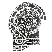 1Pcs Chest Waterproof Turtle Shell Totem Tattoo fake Sticker Prothorax Big 3d Disposable Tatoo body art for men 2016 new fashion