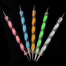 1Set/20PCS Nail Art Dotting Tools With Sets Of Brush Pencil Nail Beauty Painting Tops Polish Brush Pen Tools Nail Care wf