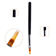 1pcs DIY Wood Handle UV Gel Nail Art Tip Care Drawing hair Nail Art Pen Brush Manicure Pro Tool