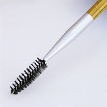 1pcs Double Sided Ended Eyebrow Makeup Bamboo Handle Brushes + Eyebrow Comb Eyelash Brush Forward Freeshipping
