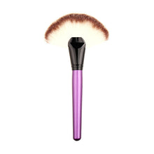 1pcs Large Fan Blush Brush Makeup Goat Hair Face Powder Foundation Cosmetic Brush 2016 Freeshipping Sanwony