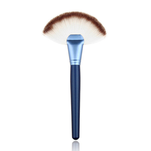 1pcs Large Fan Blush Brush Makeup Goat Hair Face Powder Foundation Cosmetic Brush 2016 Freeshipping Sanwony