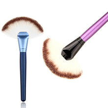 1pcs Large Fan Blush Brush Makeup Goat Hair Face Powder Foundation Cosmetic Brush 2016 Freeshipping Sanwony