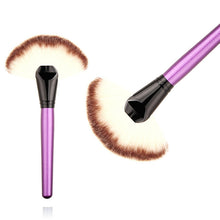 1pcs Large Fan Blush Brush Makeup Goat Hair Face Powder Foundation Cosmetic Brush 2016 Freeshipping Sanwony
