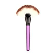1pcs Large Fan Blush Brush Makeup Goat Hair Face Powder Foundation Cosmetic Brush 2016 Freeshipping Sanwony
