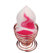 1pcs Professional Gold/Silver/Rose Gold Makeup alloy Stencil Egg Powder Puff Sponge Display Stand Drying Holder Rack Tools