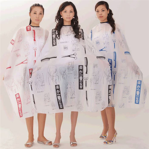 1pcs Random color Best New Sketch Hair Salon Cutting Barber Hairdressing Cape For Haircut Hairdresser Apron Cutting Hair Capes