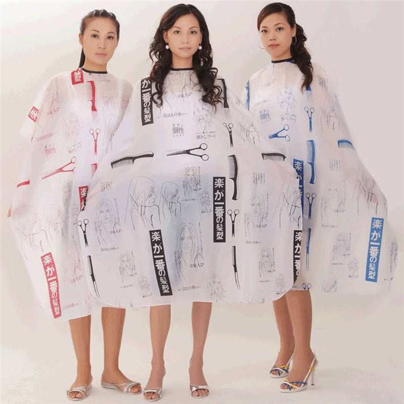 1pcs Random color Best New Sketch Hair Salon Cutting Barber Hairdressing Cape For Haircut Hairdresser Apron Cutting Hair Capes
