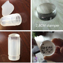 2.8cm DIY Nail Art Stamping Stamper Scraper Image Plate Transfer Manicure Tool Suitable for different size image designs Anne
