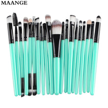 20 pcs Makeup brushes sets professional eyebrow Blusher foundation hair brush pen Cosmetics toothbrush oval make up brushes Tool