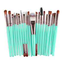 20 pcs Makeup brushes sets professional eyebrow Blusher foundation hair brush pen Cosmetics toothbrush oval make up brushes Tool