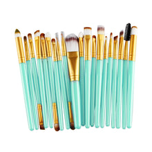 20 pcs Makeup brushes sets professional eyebrow Blusher foundation hair brush pen Cosmetics toothbrush oval make up brushes Tool